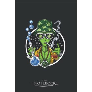 Imagem de Notebook: Alien Weed Lover: Journal Diary A Gratitude Notebook For all Genders | 120 pages, 6 x 9 in Notes