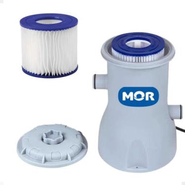 Imagem de Bomba Filtro Para Piscina 2.200l/h 110v Mor + Refil Incluso
