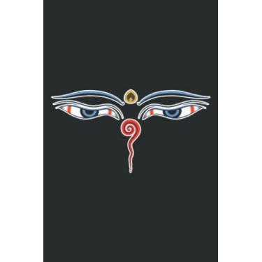 Imagem de Eyes of the Buddha – Meditation Zen Buddhist: Lined Journal & Diary for Writing & Notes for Girls and Women, Memo Diary Subject Notebooks Planner, 6"x9"