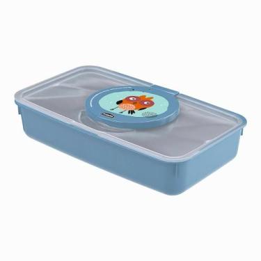 Imagem de Porta Lenço Umedecido Portátil Com Borracha De Vedação - PLASUTIL, Cor