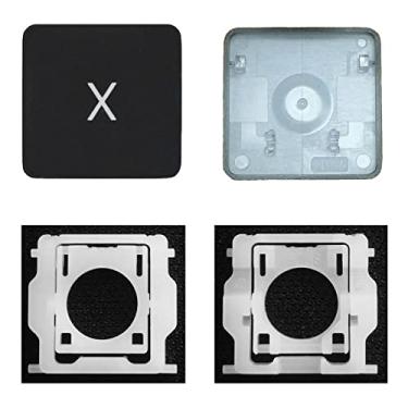 Imagem de MACSEEJI Tampa de chave individual de substituição com dobradiça para (M1 M2 M3 M4) MacBook Pro A2141 A2251 A2289 A2338 A2442 A2485 A2779 MacBook Air A2179 A2337 A2681 2021-2024 (tecla X)