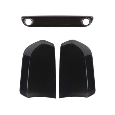 Imagem de JeCar Capa de luz traseira fumê 3º terço protetor de guarnição da tampa da luz de freio para Chrysler 300/300C 2015-2024