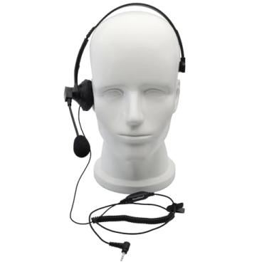 Imagem de Fone de ouvido com microfone Boom VOX para Motorola MD200TPR MH230R MT350R MT352R MS355R MR355R Talkabout Walkie Talkie de 1 pino