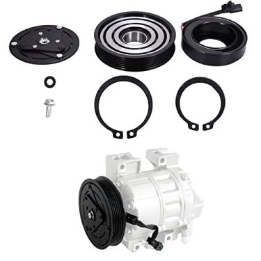 Imagem de Kit de montagem de embreagem de compressor A/C Bobina de rolamento de polia de placa 92600JA00A Substituição para Nissan Altima e Nissan Sentra 4CYL 2.5L 2007-2012, compressor de ar condicionado AC