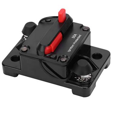 Imagem de Disjuntor de Detentor de Redefinição Automática de Cobre para Veículos DC12-42V (50a)