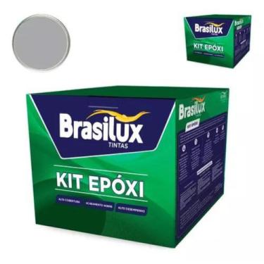 Imagem de Brasilux Prime Epoxi Adesão Poliamida Comp A + B Cinza 3,6l
