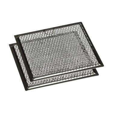 Imagem de Ｂｅｓｇａ 2PCS Microondas forno de graxa Filtro Acessórios de malha de filtração Filtrando filtro de forno de capô Substitua para eletrodomésticos de cozinha de