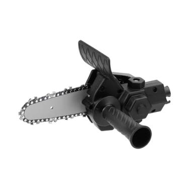 Imagem de Gralara Serra elétrica serra, cortador de madeira, serra pequena sem fio, máquina de serrar para podar galhos de árvores homens pai marido mulheres mulheres, Preto