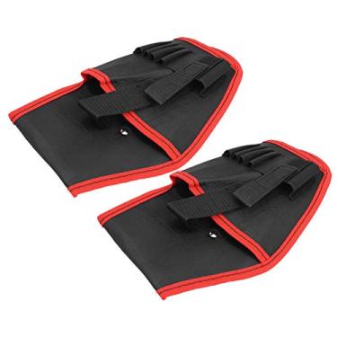 Imagem de 2pcs Saco de Cinto de Perfuração Sem Fio Com Espessura 4 Camadas, Bolso Impermeável para Ferramentas de Eletricista, Bolsa de Cintura Multifuncional para Chave de Fenda Elétrica,