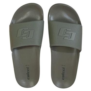 Imagem de Chinelo Slide Unissex Colcci Icone (Verde Lizard, BR, Adulto, Faixa Numérico, 37, 38)