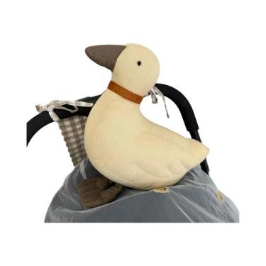 Imagem de Boneca Girafa Bebê Brinquedo De Lona Travesseiro Confortável Infantil 