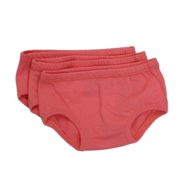 Imagem de Tiny Undies Roupa Íntima De Algodão Pequena Da Spaceier, Unissex, Para Bebês E Crianças Pequenas, Comunicação Eliminação Ou Treinamento Usar O Penico - Pacote Com 3 (5 Unidades, Rosa Chiclete)