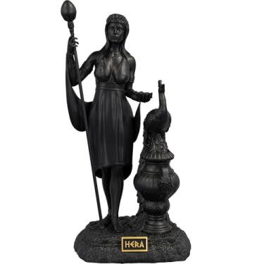 Imagem de Estátua Hera Deusa Grega - Rainha dos Deuses - Versão 2 (Cor Aurum Noctis)