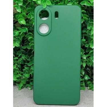 Imagem de Capa Capinha Redmi 13C / Poco C65 Aveludada Silicone Case (verde militar)