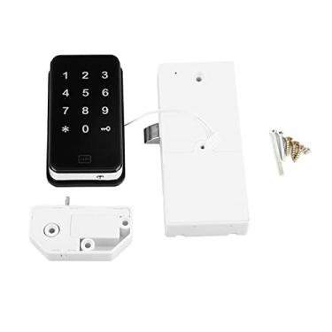 Imagem de MUNEFE Digital Keyless Gabinete Fechaduras, Gabinete Eletrônico Lock Kit, Código Dígito Combinação Gabinete Keyless Lock para Caixas de Ferramentas, armários, gavetas