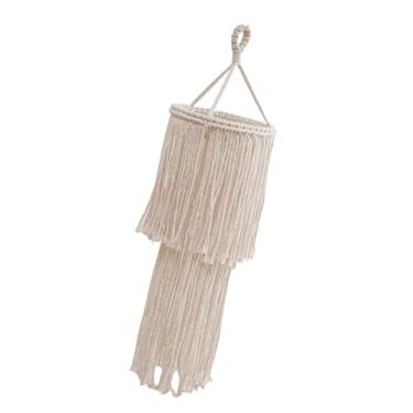 Imagem de Whtkoph Abajur Boêmio, Decoração de Abajur em Macramê, Style B, Tamanho real