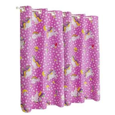 Imagem de Cortina Kids Infantil 2metros X 1,60 metros Unicórnio - Claudia Casa