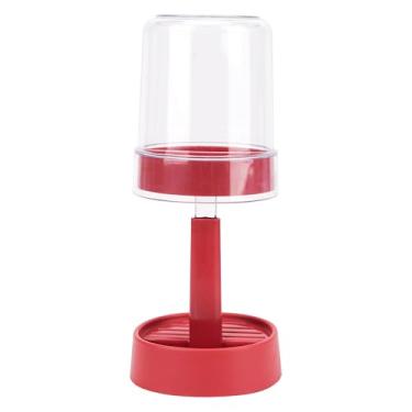 Imagem de DODAMOUR Suporte de escova de dentes ajustável de altura para banheiro, suporte de escova de dentes com copo de escova de dentes, compatível com escovas de dentes convencionais, elétricas