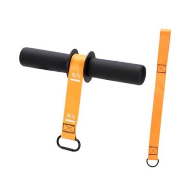 Imagem de simhoa Fortalecedor de antebraço Blaster Hand Grip Antiderrapante Exercitador de braço Rolo de pulso para levantamento de peso de atletas Construção muscular, Laranja