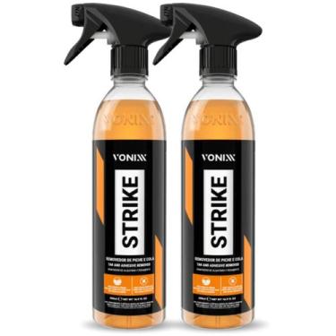 Imagem de Kit 2 Strike Removedor De Piche E Cola Spray Forte Carros 500ml Vonixx