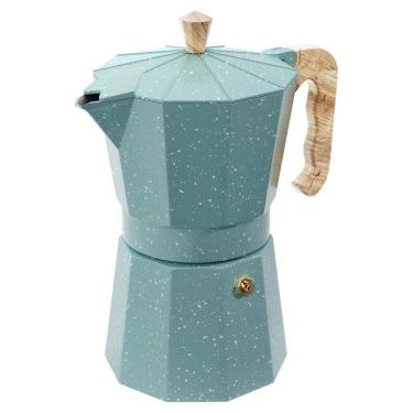 Imagem de Cafeteira Italiana Verona Brinox 6 Xícaras em Alumínio Verde