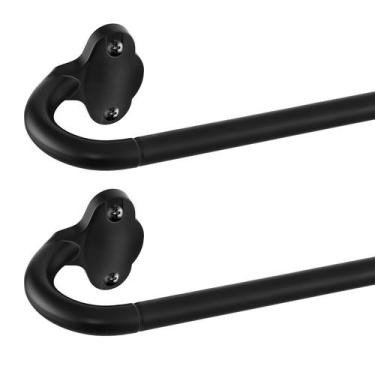 Imagem de Barra de cortina TVWOO Blackout 48-90 cm ajustável, pacote com 2 unida