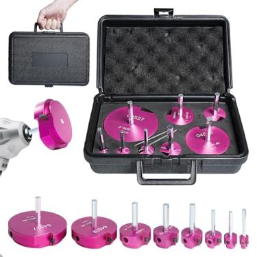 Imagem de GARGENTOL Kit de 6 peças de alargador de tubo de PVC para broca de 1/5.1 cm – conjunto de ferramentas de poupança de encaixe, inclui inserções de carboneto de 3/10.2 cm, 2.5 cm, 1-1/5.1 cm, 5.1 cm