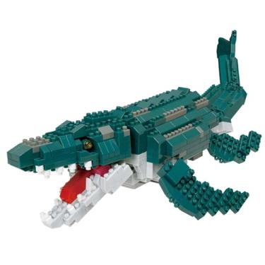 Imagem de nanoblock - Dinosaurs- Dinosaur Deluxe Edition Mosasaurus, Advanced Hobby Series Building Kit