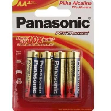 Imagem de Pilha Panasonic Alcalina AA 1.5v 4 Unidades