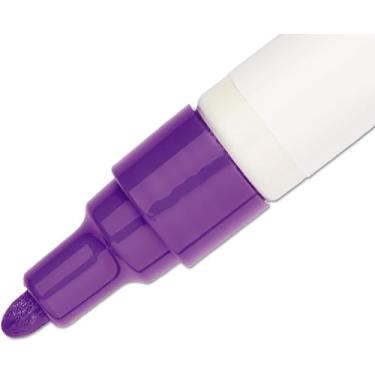 Imagem de Nandos-Store - Caneta Retoque - Tira Riscos Veículos - Tinta Automotiva para Pneus e lataria (Roxa, 10ML)