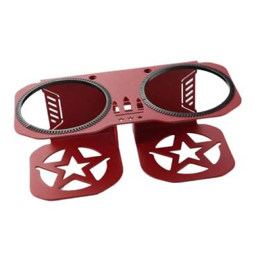 Imagem de Dynwave Suporte para copos e bebidas na barra de apoio, com acessório para Trail S 900 e Trail S 1000 (900 x 570), Vermelho