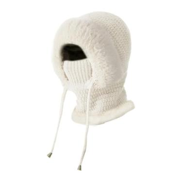 Imagem de predolo Gorro Balaclava Máscara de Esqui para Pesca, Esqui, Esportes ao Ar Livre e Motociclismo (Adulto), Branco