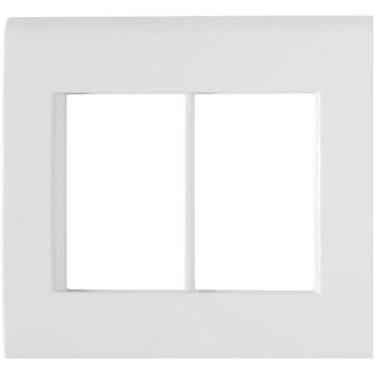 Imagem de Placa 6 Postos 4 X 4 Tramontina Liz Branca - Tramontina