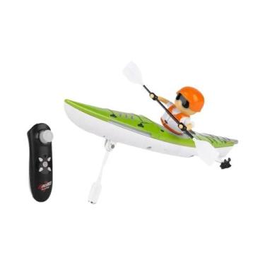 Imagem de Barco RC Para Meninos, Caiaque De Corrida, Brinquedo De Competição Aqu