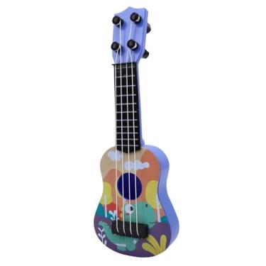 Imagem de ZJchao Brinquedo Infantil de Ukulele de Desenho Animado, Instrumento Musical Jogável, Brinquedo Portátil de Guitarra Ukulele para Crianças Com Mais de 3 Anos de Idade, Material Plástico (Verde)
