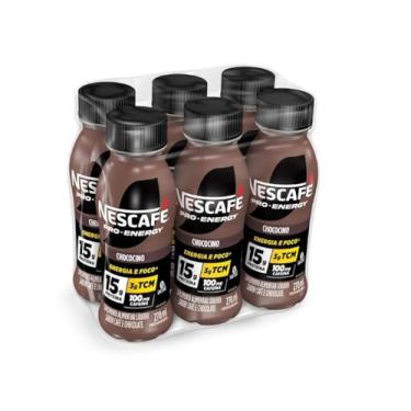 Imagem de Suplemento Alimentar UHT Nescafé Pro-Energy Chococino 15g proteína 270ml - Pack com 6 unidades