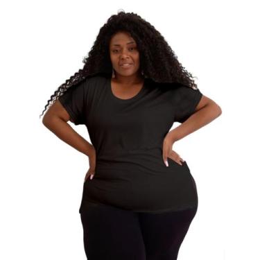 Imagem de Camiseta Feminina Plus Size Tapa Bumbum Mullet Academia - FR Moda Fitn