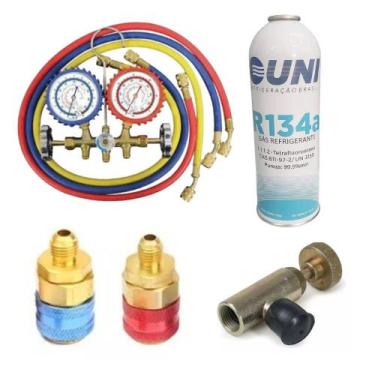 Imagem de Kit Automotivo Carga De Gás R134a - Refrigeração Catavento