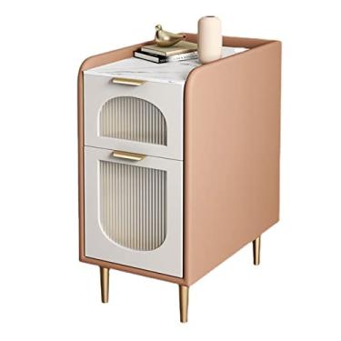 Imagem de Mesa de centro retangular mesa lateral quarto gaveta dupla mesa de cabeceira sala de estar sofá pequena mesa de centro mesa de centro de madeira mesa de quarto (grande)