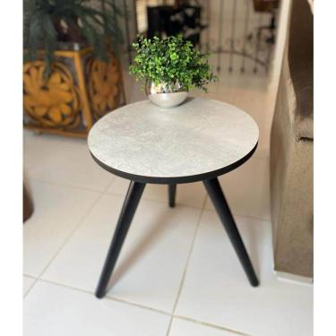 Imagem de Mesa De Canto Apoio Pequena Decor Tamako - Ref 10 Concreto
