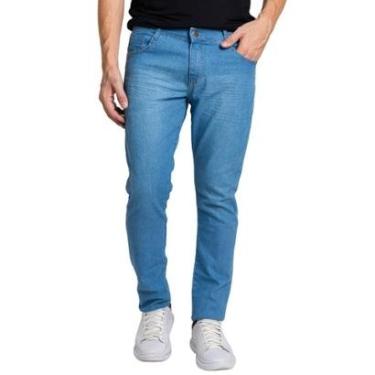 Imagem de Calça Jeans Masculina Slim Elastano Médio Estonada Confort-Masculino