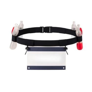 Imagem de Cinto Para Corrida Porta Número Carbo Gel Ciclismo Triathlon - Dexin