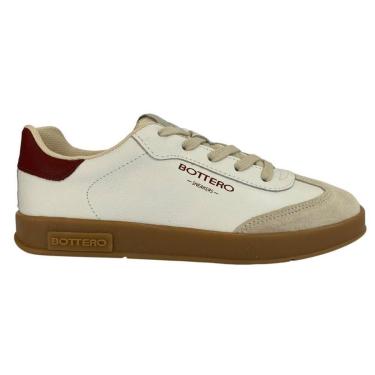 Imagem de Tênis Bottero 364905 Feminino Branco/Marfim em couro estilo e conforto-Feminino