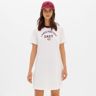 Imagem de Vestido Curto Easy Lança Perfume App Ou26 Off White Feminino, M