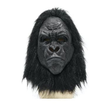 Imagem de Máscara de macaco de Halloween Kings Kongs Cosplay Latex 28x30cm - yiw