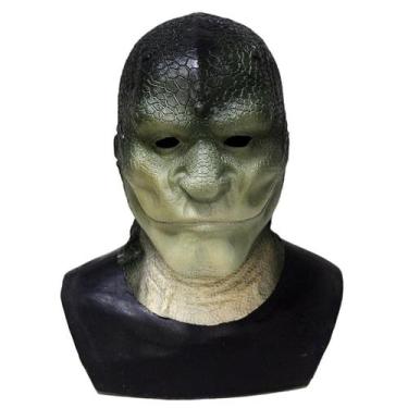 Imagem de Máscara Lizard Man Full Face Halloween Cosplay, adereço de festa - yiw