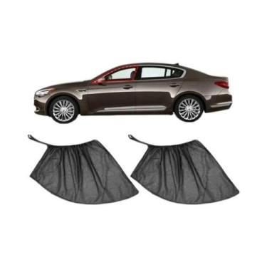 Imagem de Cortina De Malha Protetora UV Dobrável Para Janela Traseira De Carro (