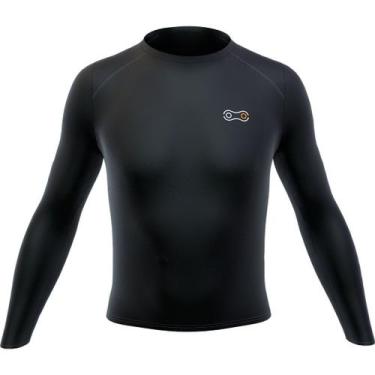 Imagem de Camisa Segunda Pele Manga Longa Peluciada Comfort Márcio May, G, Preto