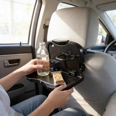 Imagem de Mesinha Para Carro Bandeja Porta Latas Garrafa Lanche Viagem - Yeet