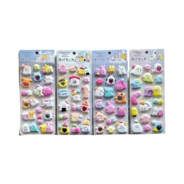 Imagem de Adesivos De Diamante EVA 3D Plushy Para Crianças, Fantasmas E Animais,